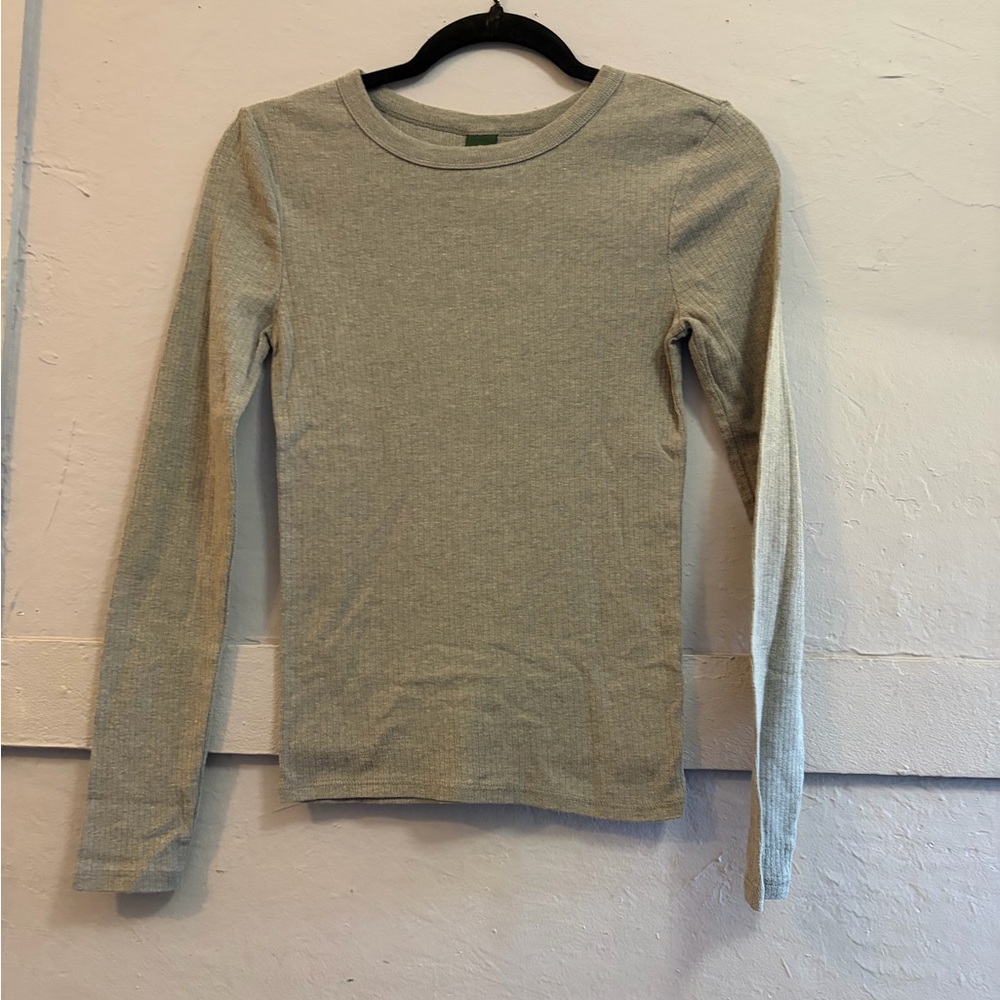 Wild Fable Heather Gray Knit Top